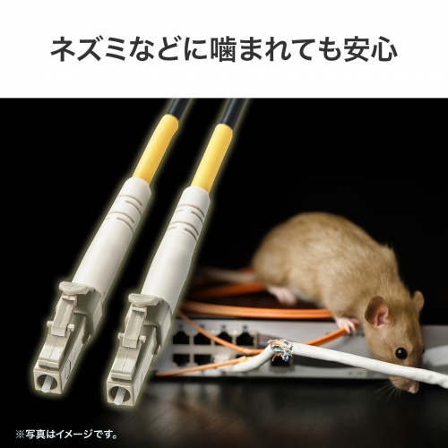 防水ロバスト光ファイバケーブル OM3 10GBASE-SR/SW規格 10Gbps