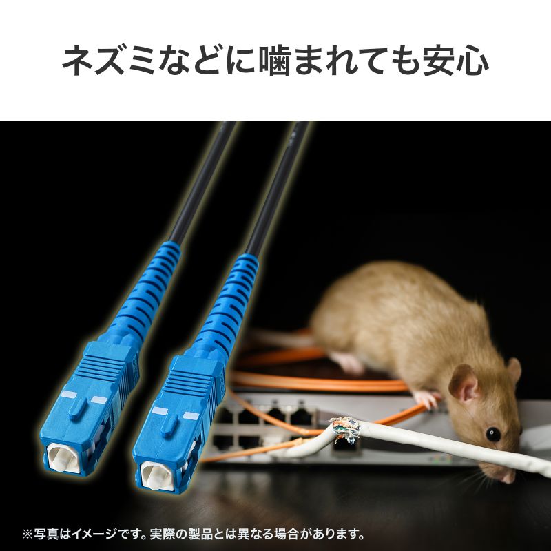 �h�����o�X�g���t�@�C�o�P�[�u�� OM3 10GBASE-SR/SW�K�i 10Gbps �}���`���[�h 50��m 4�c ���[SC�~4 PBT�`���[�u 50m