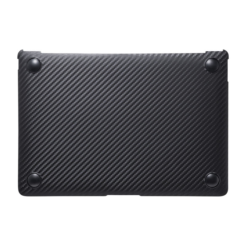 MacBook Air 13.3インチ (2020) シェルカバー カーボン柄 ブラック IN-CMACA1306CB