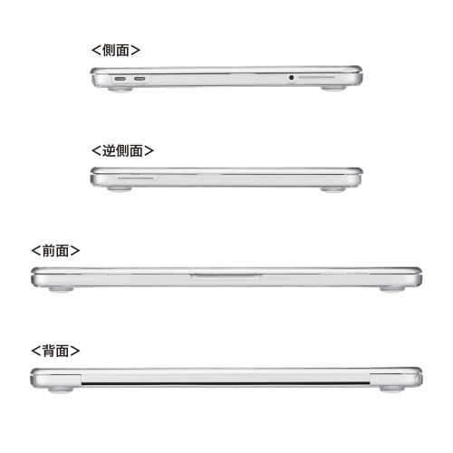 MacBook Neo �P�[�X 13�C���` �N���A �n�[�h�J�o�[ �|���J�[�{�l�[�g �ی�J�o�[ ���� ���h�~
