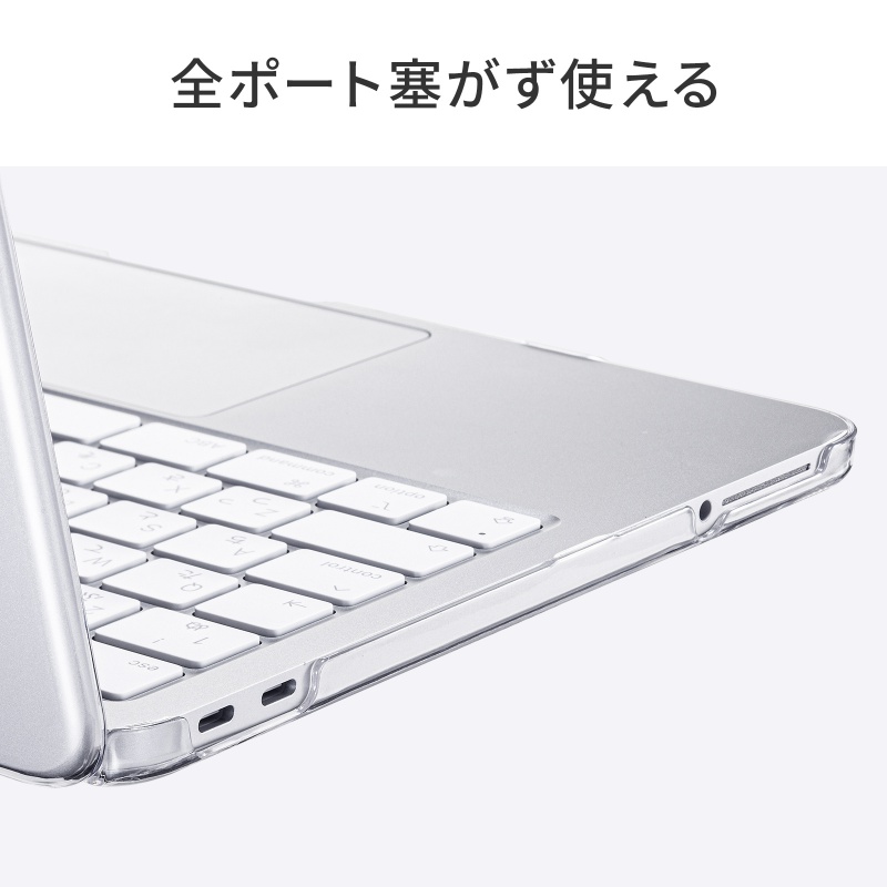 MacBook Neo �P�[�X 13�C���` �N���A �n�[�h�J�o�[ �|���J�[�{�l�[�g �ی�J�o�[ ���� ���h�~