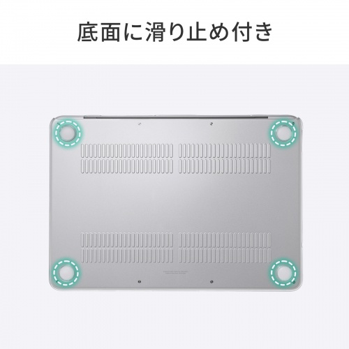 MacBook Neo �P�[�X 13�C���` �N���A �n�[�h�J�o�[ �|���J�[�{�l�[�g �ی�J�o�[ ���� ���h�~