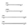 MacBook Neo �P�[�X 13�C���` �N���A �n�[�h�J�o�[ �|���J�[�{�l�[�g �ی�J�o�[ �w��h�~ ���h�~