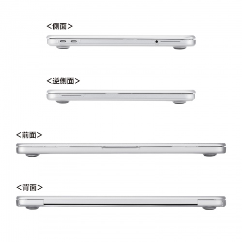 MacBook Neo �P�[�X 13�C���` �N���A �n�[�h�J�o�[ �|���J�[�{�l�[�g �ی�J�o�[ �w��h�~ ���h�~