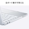 MacBook Neo �P�[�X 13�C���` �N���A �n�[�h�J�o�[ �|���J�[�{�l�[�g �ی�J�o�[ �w��h�~ ���h�~