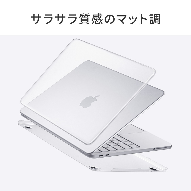 MacBook Neo �P�[�X 13�C���` �N���A �n�[�h�J�o�[ �|���J�[�{�l�[�g �ی�J�o�[ �w��h�~ ���h�~