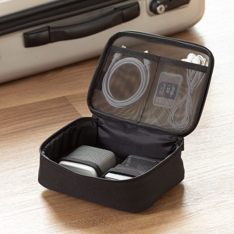 �K�W�F�b�g�P�[�X ���b�V�� �g���x���|�[�` ���o�C���o�b�e���[ PC���Ӌ@�� �P�[�u�� ���� ���s �C�O���s �o�� ���[ ��19�~���s13�~����6.5cm �u���b�N