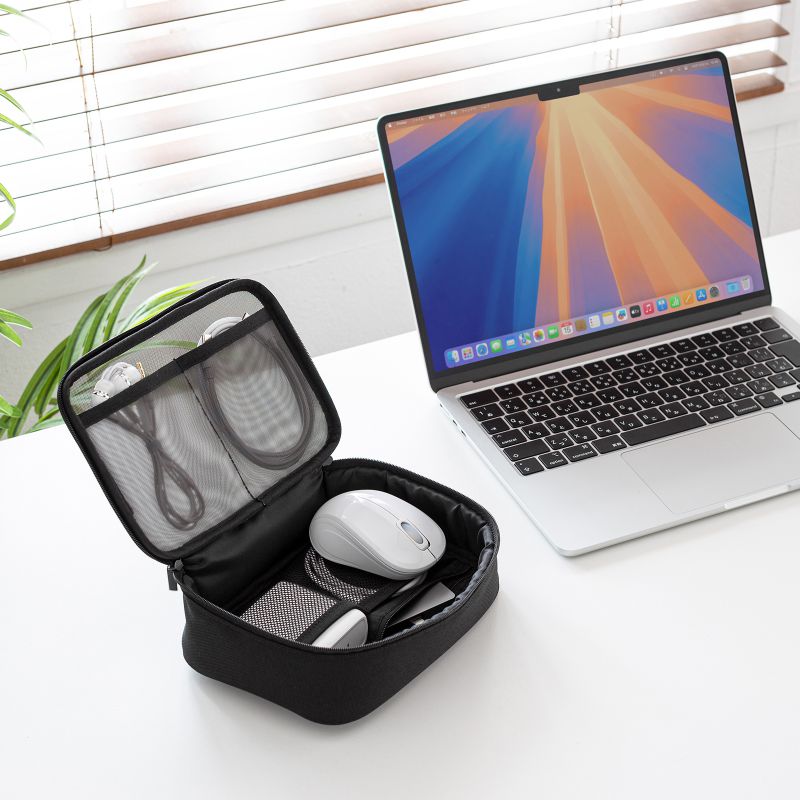 �K�W�F�b�g�P�[�X ���b�V�� �g���x���|�[�` ���o�C���o�b�e���[ PC���Ӌ@�� �P�[�u�� ���� ���s �C�O���s �o�� ���[ ��19�~���s13�~����6.5cm �u���b�N