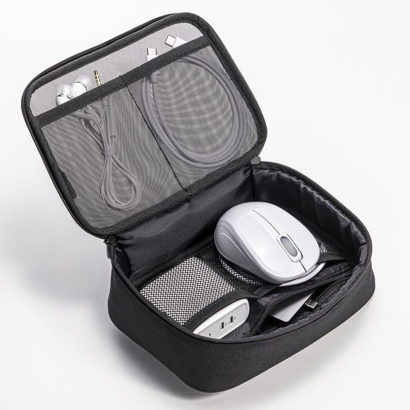 �K�W�F�b�g�P�[�X ���b�V�� �g���x���|�[�` ���o�C���o�b�e���[ PC���Ӌ@�� �P�[�u�� ���� ���s �C�O���s �o�� ���[ ��19�~���s13�~����6.5cm �u���b�N