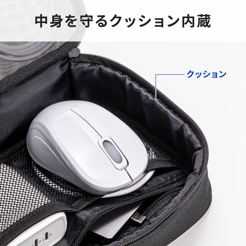 �K�W�F�b�g�P�[�X ���b�V�� �g���x���|�[�` ���o�C���o�b�e���[ PC���Ӌ@�� �P�[�u�� ���� ���s �C�O���s �o�� ���[ ��19�~���s13�~����6.5cm �u���b�N