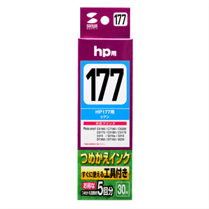 AEgbgFlߑւCN hp HP177 5񕪁iVAE30mlj ZINK-HP177CS