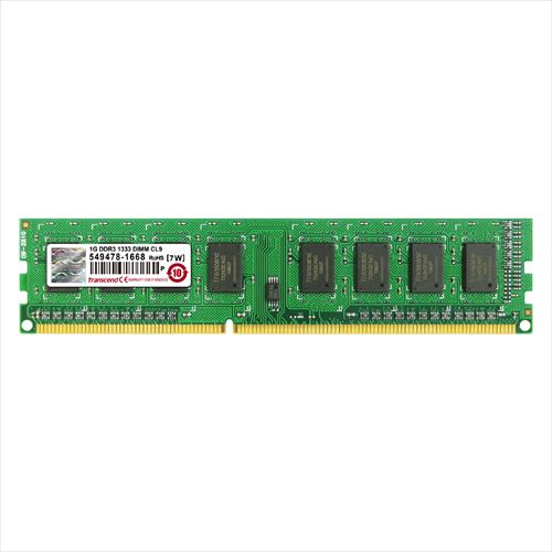 Transcend fXNgbvPCp݃ 1GB DDR3-1333 PC3-10600 DIMM JM1333KLU-1G JM1333KLU-1G