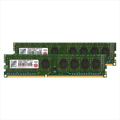 DDR3-1600 4GB 4枚 計16GB