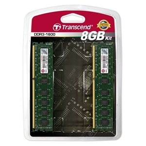 Transcend 8GBi4GB~2j fXNgbvPCp݃ JetRam^PC3-12800(DDR3-1600) JM1600KLN-8GK JM1600KLN-8GK