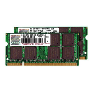 Transcend 2GB Memory for NotePC^SO-DIMM DDR2-667 y2Zbgz JM667QSU-4GK