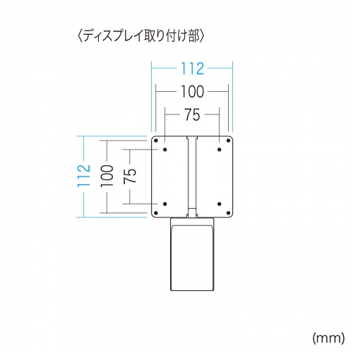 �� ���j�^�[�A�[�� ���t������ �ǖʐݒu 2�֐� �^�b�`�p�l�� �g���₷�� ���삵�₷�� KA-T100S50-W2�^ �u���b�N