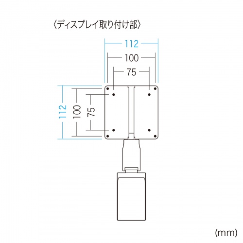 �� ���j�^�[�A�[�� ���t������ �ǖʐݒu 3�֐� �^�b�`�p�l�� �g���₷�� ���삵�₷�� KA-T100S50-W3�^ �u���b�N