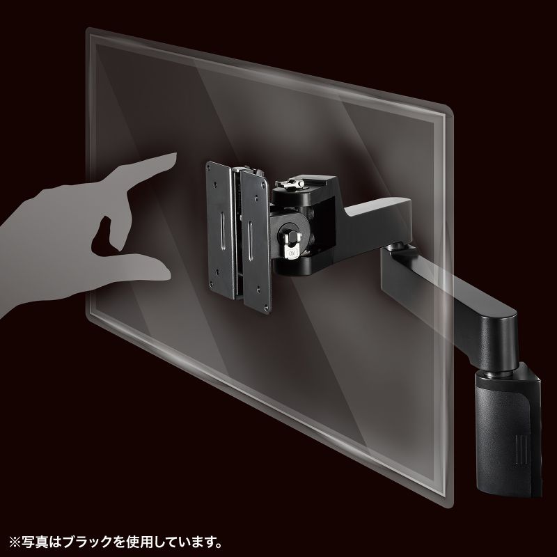 �� ���j�^�[�A�[�� ���t������ �ǖʐݒu 3�֐� �^�b�`�p�l�� �g���₷�� ���삵�₷�� KA-T100S50-W3�^ �z���C�g