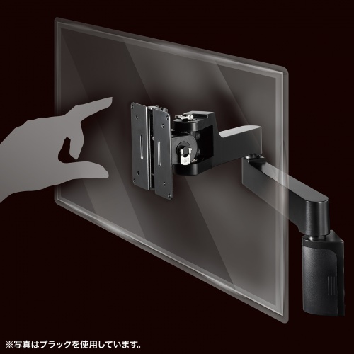 �� ���j�^�[�A�[�� ���t������ �ǖʐݒu 3�֐� �^�b�`�p�l�� �g���₷�� ���삵�₷�� KA-T100S50-W3�^ �z���C�g