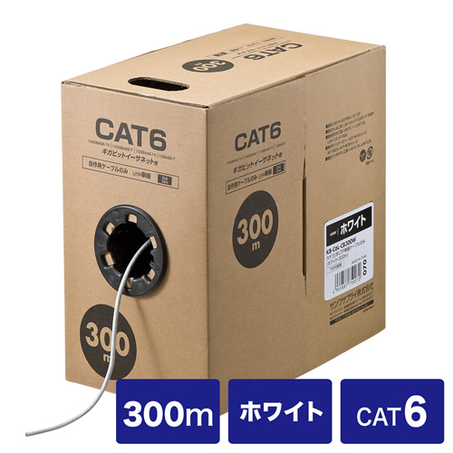 CAT6UTPPP[û݁i300mEzCgj KB-C6L-CB300W