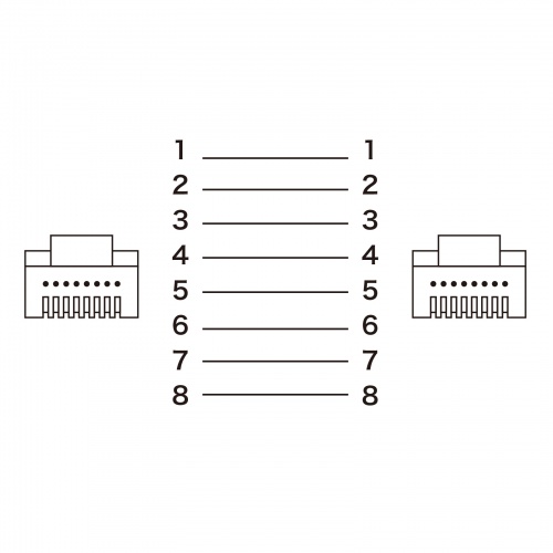 CAT7�t���b�gLAN�P�[�u�� 10m �u���[