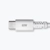 USB Type-C�P�[�u�� Lightning�ϊ� 2in1  PD60W�Ή� USB2.0 MFi�F�ؕi iPhone16 iPhone14�ȑO �f�[�^�]�� �[�d 1m �z���C�g