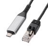 USB Type-C LANϊP[u JeS6 1Gbps MKrbg C to LAN MACAhXpXX[Ή rfIʘb Q[ 2m KB-SL6CLAN02BK