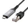 USB Type-C LANϊP[u JeS6 1Gbps MKrbg C to LAN MACAhXpXX[Ή rfIʘb Q[ 2m KB-SL6CLAN02BK