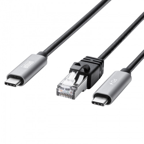 USB Type-C LAN�ϊ��P�[�u�� PD100W�[�d 2m �J�e�S��6A 1Gbps �M�K�r�b�g C to LAN MAC�A�h���X�p�X�X���[�Ή� �r�f�I�ʘb �Q�[��