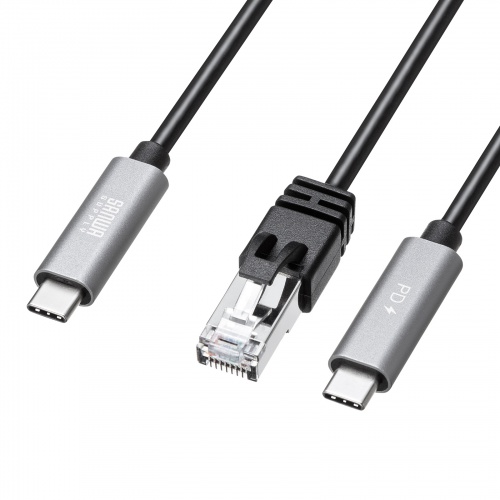 USB Type-C LAN�ϊ��P�[�u�� PD100W�[�d 2m �J�e�S��6A 1Gbps �M�K�r�b�g C to LAN MAC�A�h���X�p�X�X���[�Ή� �r�f�I�ʘb �Q�[��