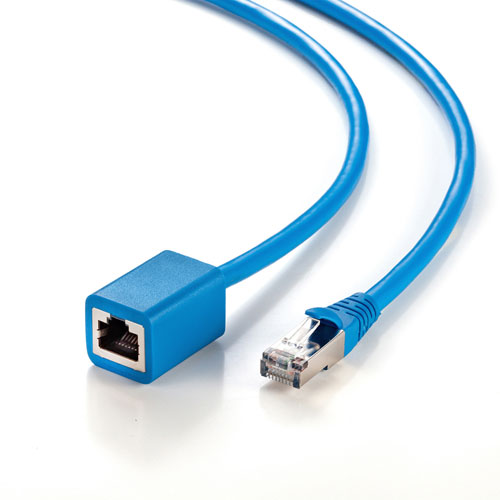 カテゴリ6STP延長LANケーブル（ブルー・10m） KB-STP6EX-10BLの通販