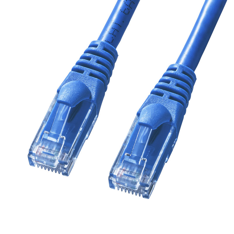 カテゴリ6Aより線LANケーブル（ブルー・0.15m） KB-T6AY-0015BLの通販