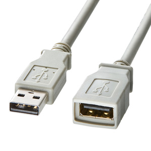 USB2.0延長ケーブル（2m）