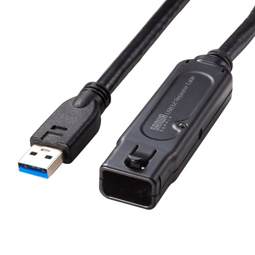 USB3.2アクティブリピーターケーブル15m（抜け止めロック機構付き） KB-USB-RLK315