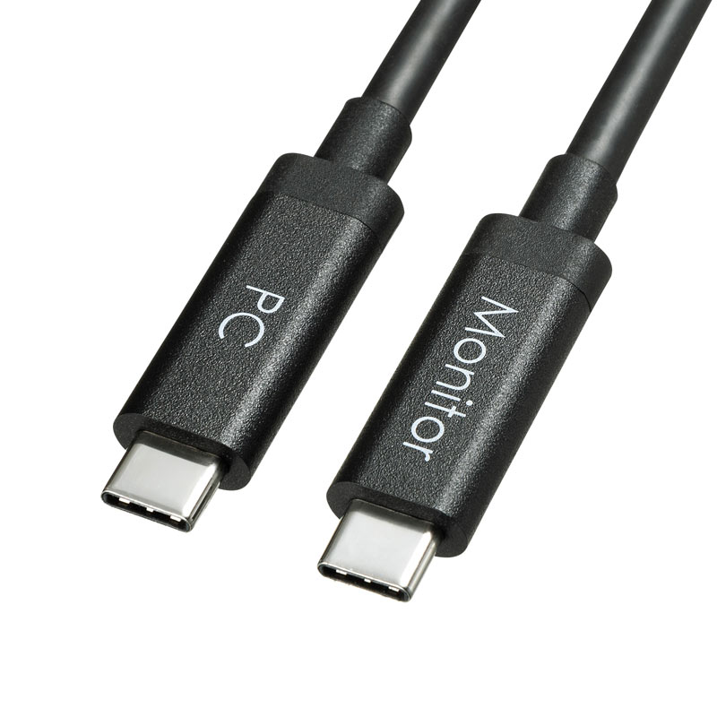 DisplayPortAltモード TypeC ACTIVEケーブル 5m (8.1Gbps×2)｜サンプル無料貸出対応 KC-ALCCA1250  |サンワダイレクト