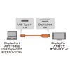 TypeC-DisplayPort変換ケーブル 4K 60Hz ブラック 2m Altモード ディスプレイモニタ プロジェクター KC-ALCDP20K