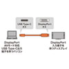 TypeC-DisdplayPort変換ケーブル 5m KC-ALCDP50