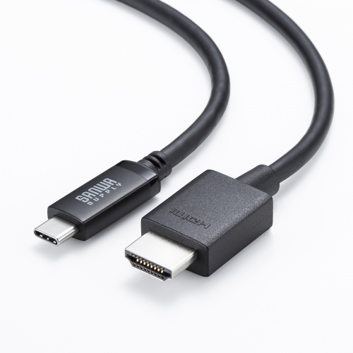 USB Type-C - HDMIϊP[u 8K/60Hz 4K/144Hz 5m HDRΉ ubN KC-ALCHD8K50