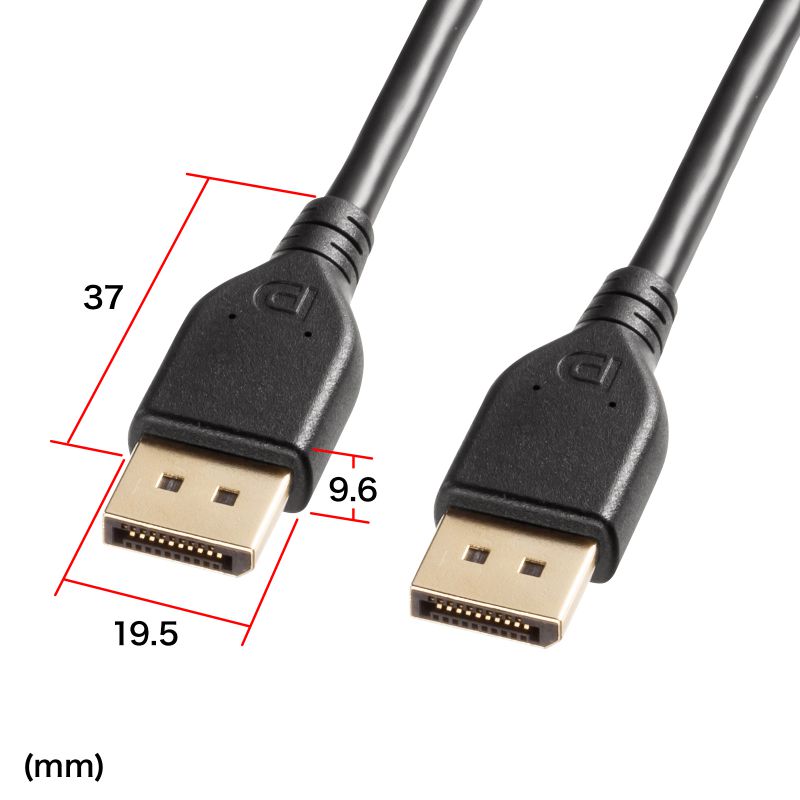 DisplayPortP[u 1m ver.2.1 ő16K60Hz(DSCk/UHBR13.5) HDRI^f[^Ή HDCP2.2/1.4Ή cCXgyAgp DP40 KC-DP4010