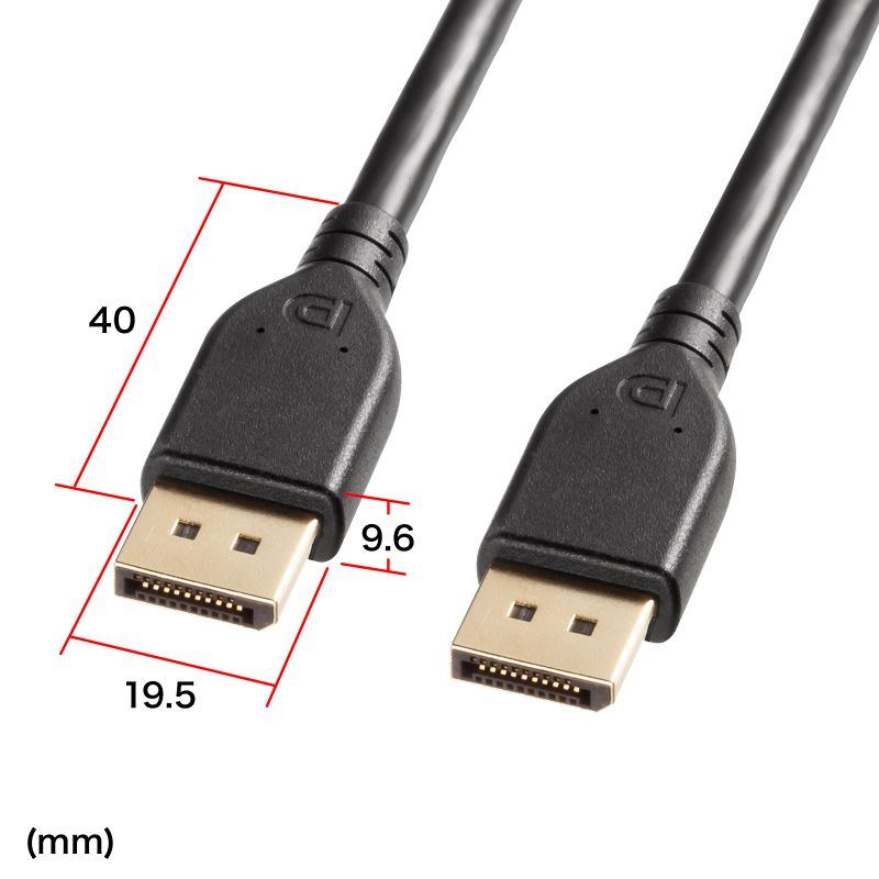 DisplayPortP[u 3m ver.2.1 ő16K60Hz(DSCk/UHBR13.5) HDRI^f[^Ή HDCP2.2/1.4Ή cCXgyAgp DP40 KC-DP4030