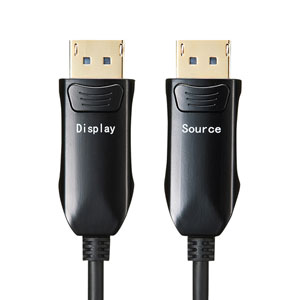 DIsplayPort光ファイバケーブル 15m 4K120Hz／HBR3 1.4ケーブル／アクティブ／15m／8K60Hz DisplayPort KC-DPFB150 PCケーブル・コネクタ