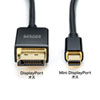 ミニ-DisplayPort変換ケーブル 1m（Ver1.4)