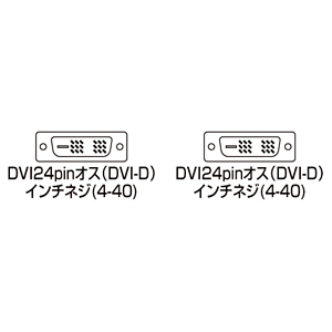 DVIケーブル（シングルリンク・2m）｜サンプル無料貸出対応 KC-DVI-2K