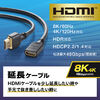 HDMIP[u 2m EgnCXs[h 8K/60Hz 4K/120Hz 掿 48Gbps HDCPΉ 3dV[h erz 茳  fBXvC vWFN^[ KM-HD20-UEN20