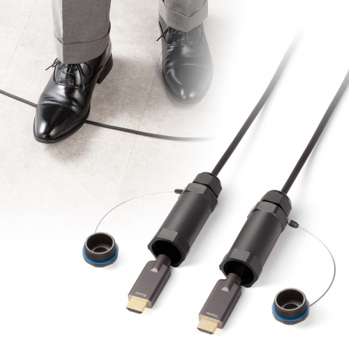 �A�E�g���b�g�FHDMI�P�[�u�� �E���g���n�C�X�s�[�h �X�e�����X�K�[�h ���ϋv 8K/60Hz 4K/120Hz �h���J�o�[�� ���t�@�C�o 48Gbps HDCP 2.2�Ή� 50m