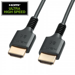 HDMI�P�[�u�� UltraHighSpeed�F�ؕi 8K60Hz�Ή� 48Gbps �X�����P�[�u�� Dynamic HDR�Ή� 1m