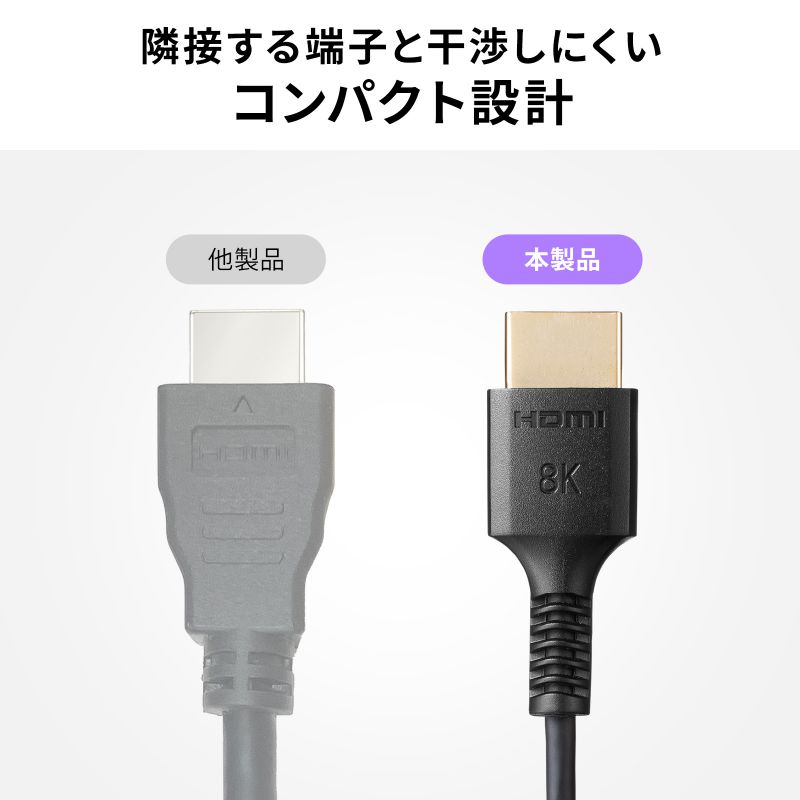 HDMI�P�[�u�� UltraHighSpeed�F�ؕi 8K60Hz�Ή� 48Gbps �X�����P�[�u�� Dynamic HDR�Ή� 1.5m
