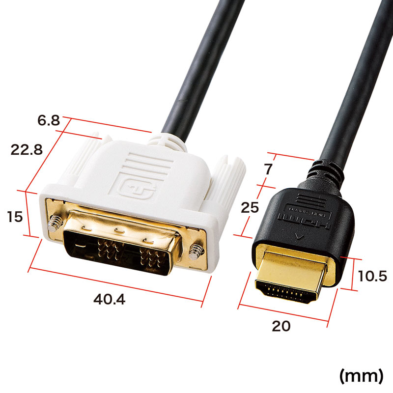 HDMI-DVIケーブル（5m） KM-HD21-50K