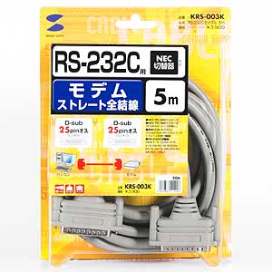 RS-232CP[ui25pin/fEؑ֊E5m) KRS-003K