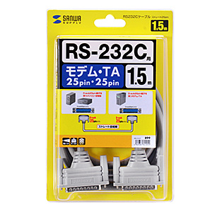 RS-232Cケーブル（25pin/モデム・TA・切替器・1.5m） KRS-101K2
